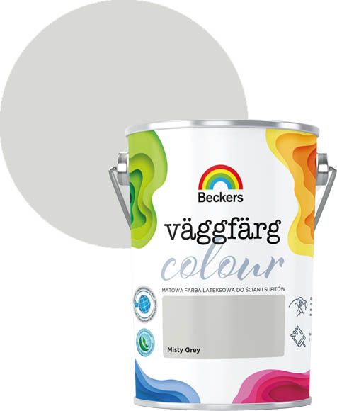 Beckers Vægmaling Colour misty grey 5 l
