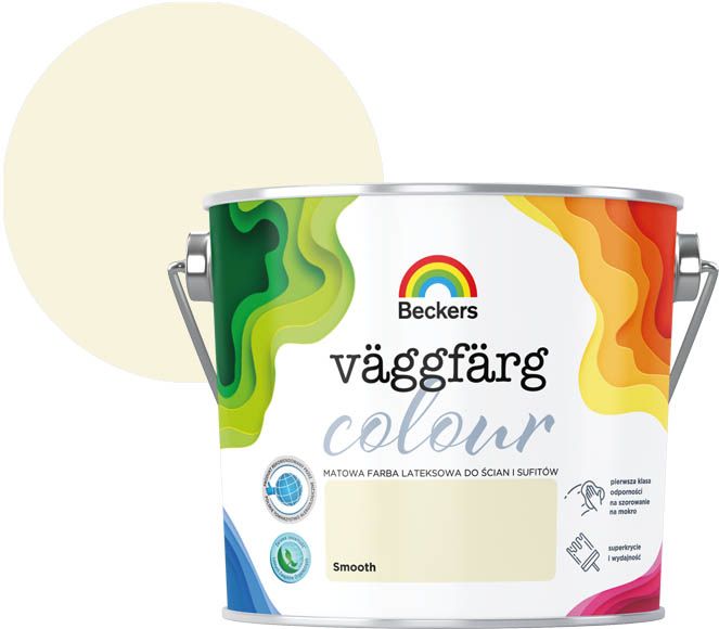 Beckers Vægmaling Colour smooth 2,5 l – farve til indendørs vægge