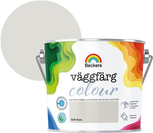 Beckers Vaggfarg Colour soft ecru 2,5 l farve