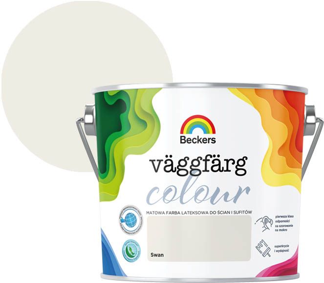 Beckers Vægmaling Colour Swan 2,5 l