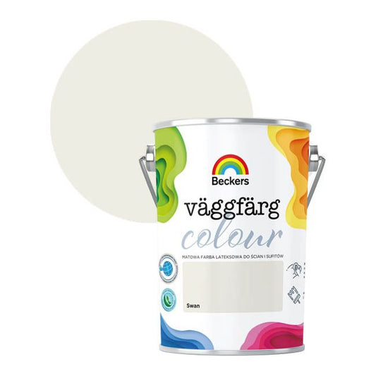 Beckers Vaggfarg Colour Swan farve 5 l