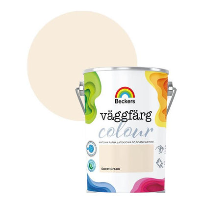 Beckers Vægmaling Colour sweet cream 5 l