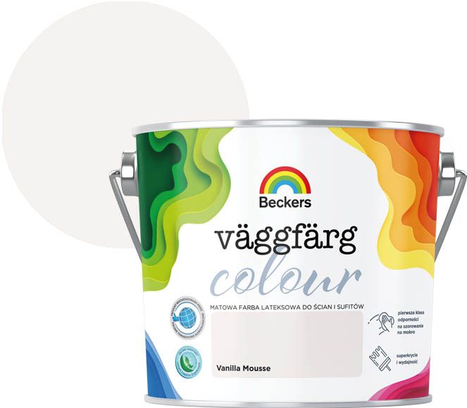 Beckers Vægmaling Colour vanilla mousse 2,5 l