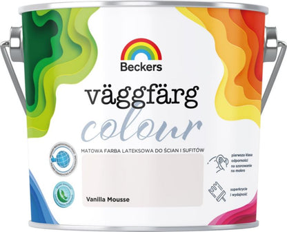 Beckers Vægmaling Colour vanilla mousse 2,5 l