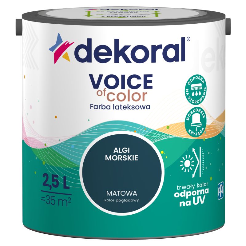 Dekoral Voice of Color farve i farven havalger 2,5 l
