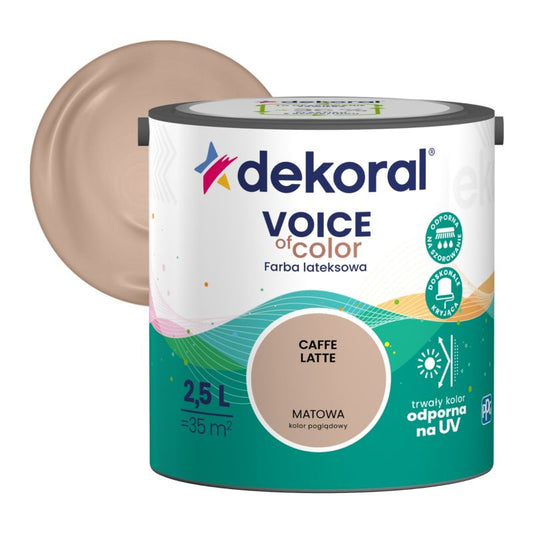 Dekoral Voice of Color farve cafe latte 2,5 l