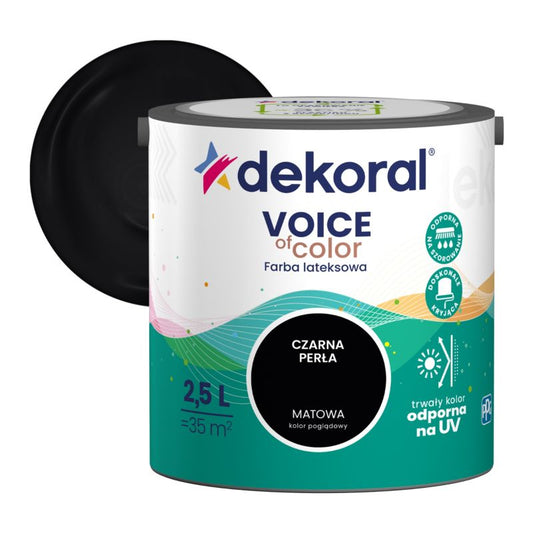 Dekoral Voice of Color farve i farven Sort Perle 2,5 l