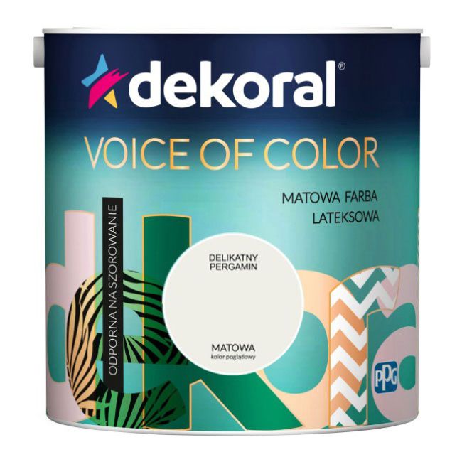 Dekoral Voice of Color farve i farven delikat pergament 2,5 l