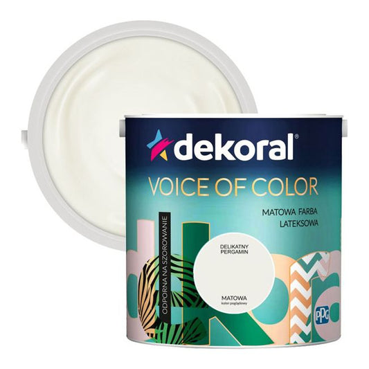 Dekoral Voice of Color farve i farven delikat pergament 2,5 l