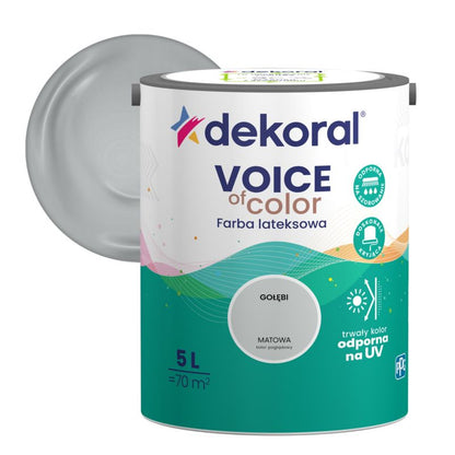 Dekoral Voice of Color farve i dueblå 5 l