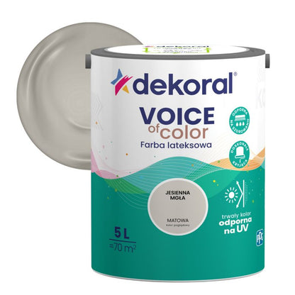 Dekoral Voice of Color farve i farven efterårsmist 5 l