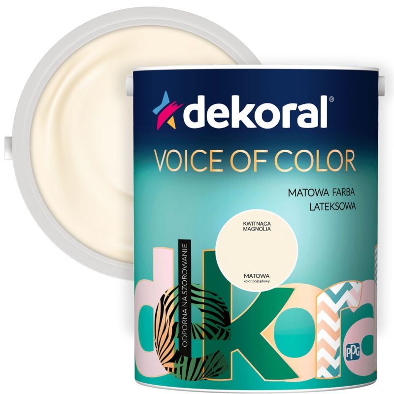 Dekoral Voice of Color farve i farven blomstrende magnolia 2,5 l