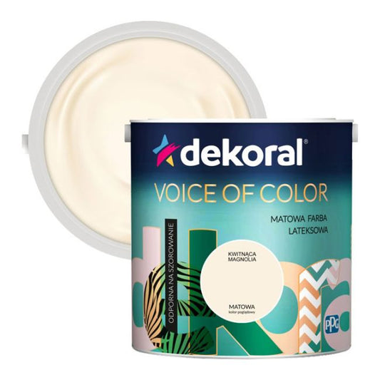 Dekoral Voice of Color farve i farven blomstrende magnolia 2,5 l