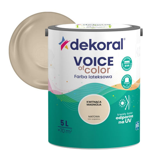 Dekoral Voice of Color farve i farven blomstrende magnolia 5 l