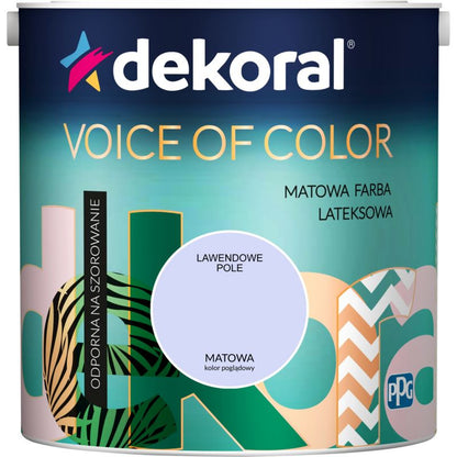Dekoral Voice of Color farve lavendelfelt 2,5 l