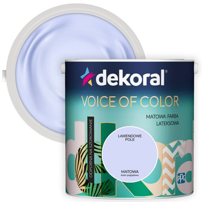 Dekoral Voice of Color farve lavendelfelt 2,5 l