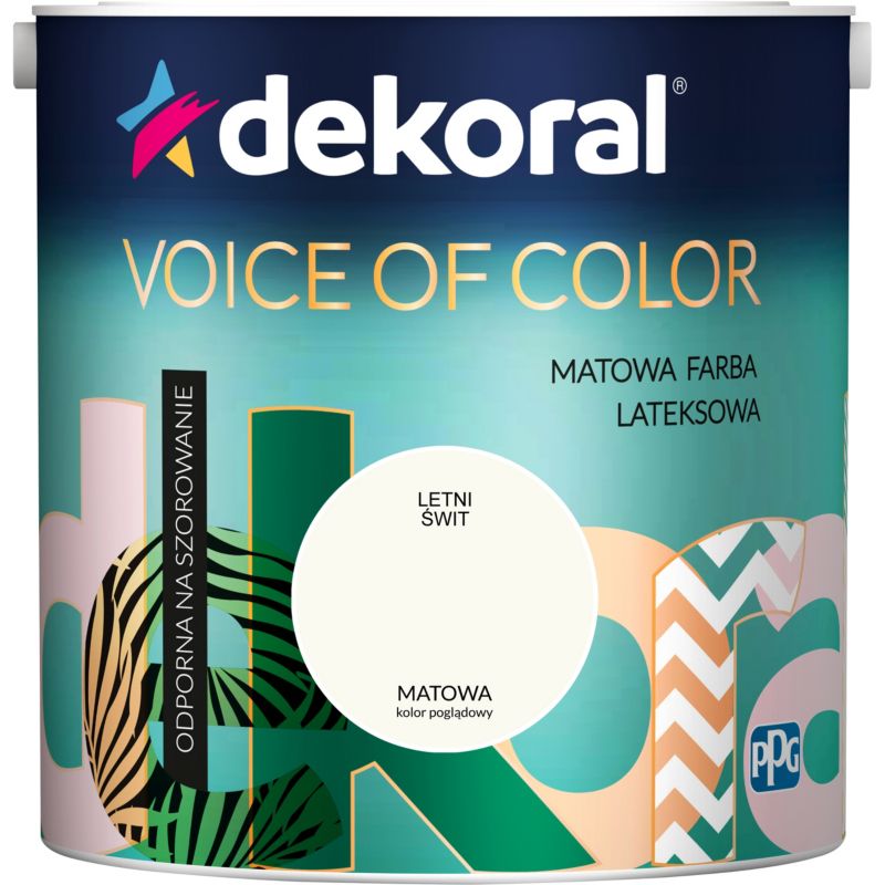 Dekoral Voice of Color farve i farven Sommermorgen 2,5 l