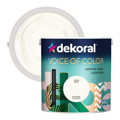 Dekoral Voice of Color farve i farven Sommermorgen 2,5 l