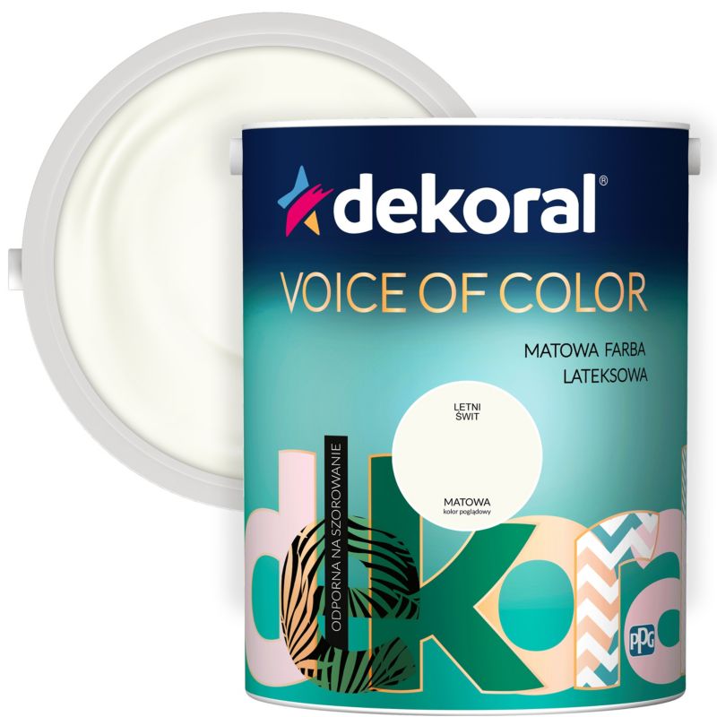 Dekoral Voice of Color farve i farven Sommermorgen 2,5 l
