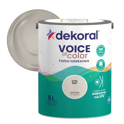 Dekoral Voice of Color farve i farven Sommermorgen 5 l