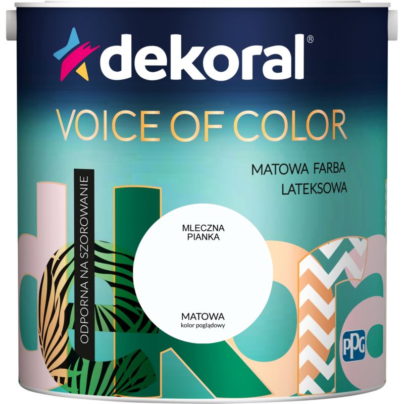 Dekoral Voice of Color farve i farven Mælkeskum 2,5 l