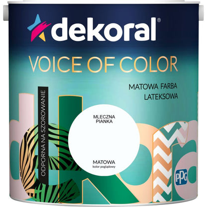 Dekoral Voice of Color farve i farven Mælkeskum 2,5 l