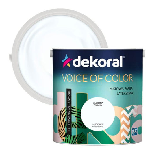 Dekoral Voice of Color farve i farven Mælkeskum 2,5 l