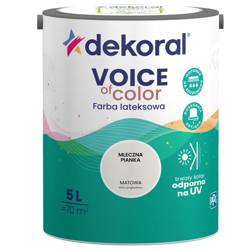 Dekoral Voice of Color farve i farven mælkeskum 5 l