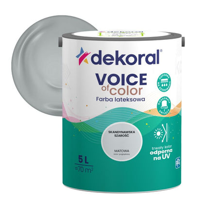 Dekoral Voice of Color farve skandinavisk grå 5 l