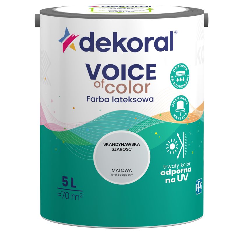 Dekoral Voice of Color farve skandinavisk grå 5 l