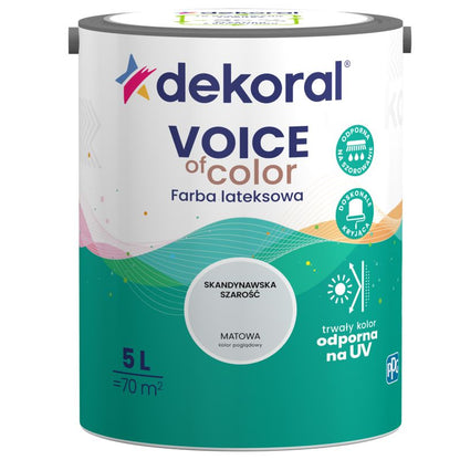 Dekoral Voice of Color farve skandinavisk grå 5 l