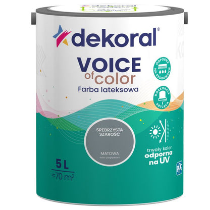 Dekoral Voice of Color farve i sølvgrå 5 l