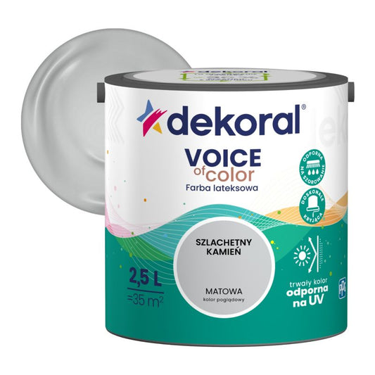 Dekoral Voice of Color farve i farven ædelsten 2,5 l