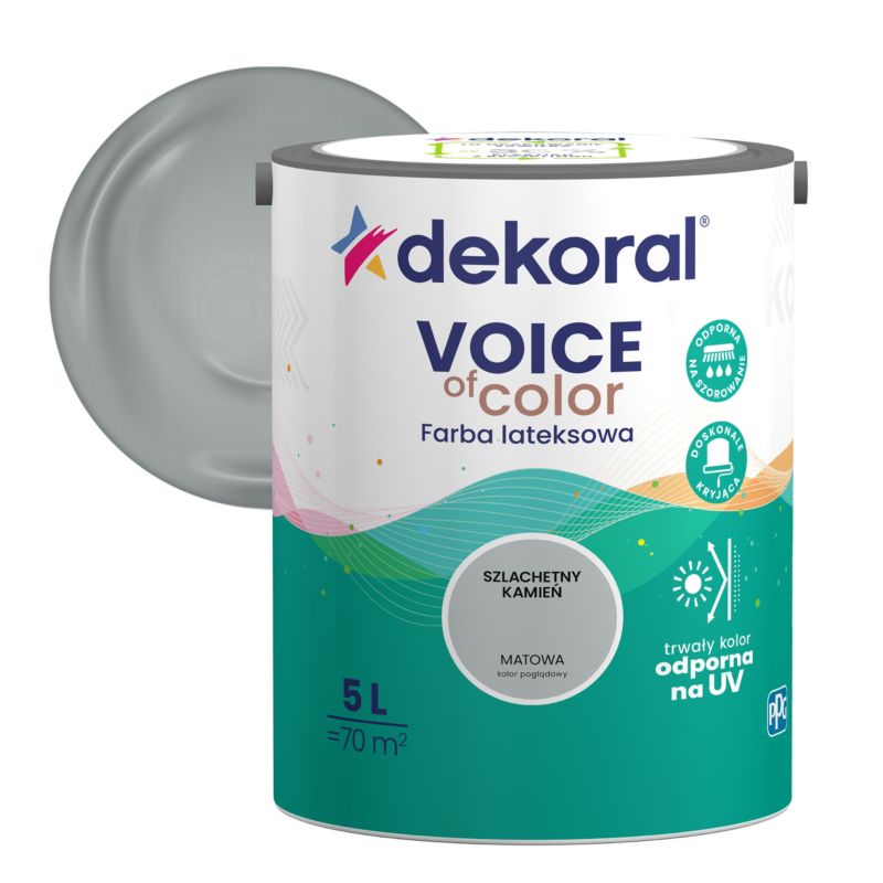 Dekoral Voice of Color farve i farven ædelt sten 5 l