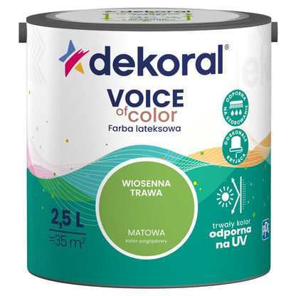 Dekoral Voice of Color farve i farven "Forårgræs" 2,5 l
