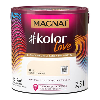 Farve Magnat #kolorLove KL11 bisquitsand beige 2,5 l
