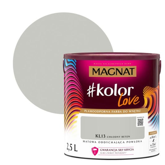Magnat #kolorLove farve KL13 kold beton 2,5 l