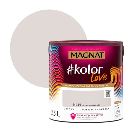 Magnat #kolorLove farve KL14 lys ask 2,5 l