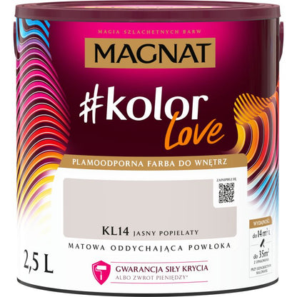 Magnat #kolorLove farve KL14 lys ask 2,5 l