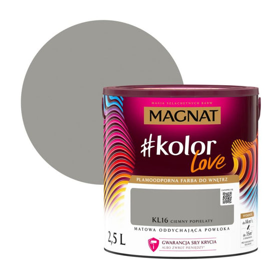 Magnat #kolorLove farve KL16 mørk ask 2,5 l