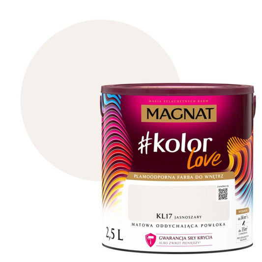Magnat #kolorLove farve KL17 lys grå 2,5 l