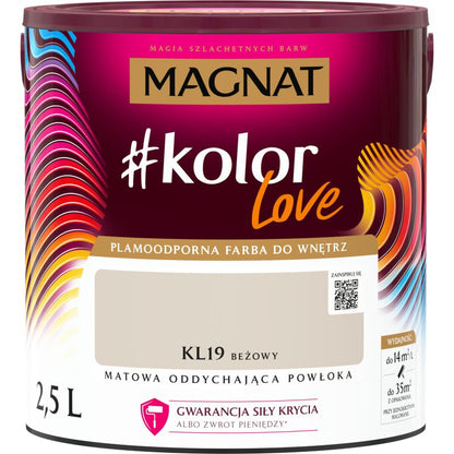 Magnat #kolorLove farve KL19 beige 2,5 l