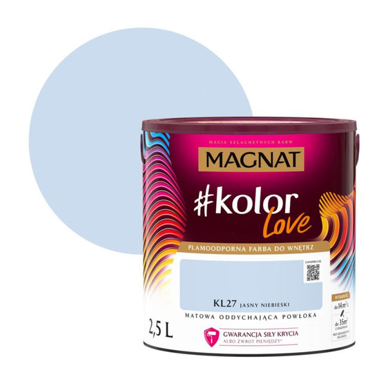 Magnat #kolorLove farve KL27 lys blå 2,5 l