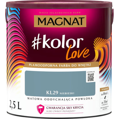 Magnat #kolorLove KL29 farve blå 2,5 l