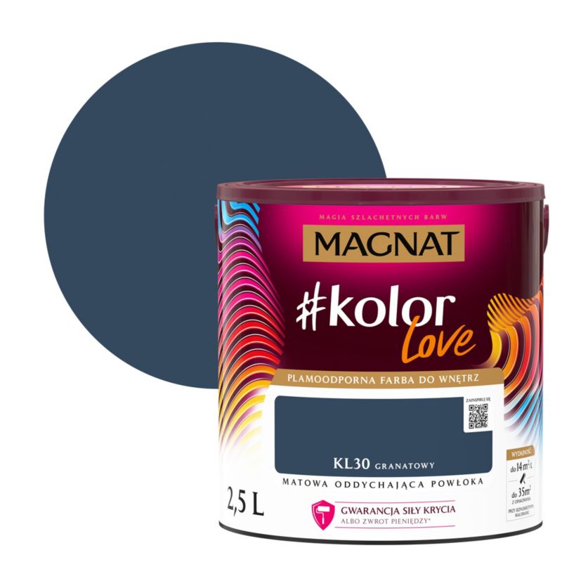 Magnat #kolorLove KL30 granatblå farve 2,5 l