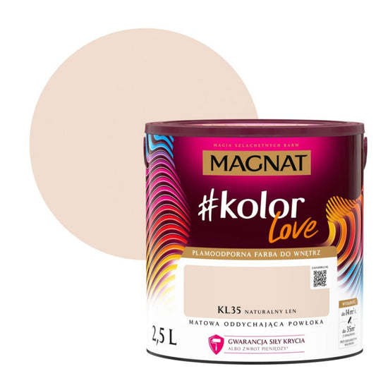 Magnat #kolorLove farve KL35 naturlig hør 2,5 l
