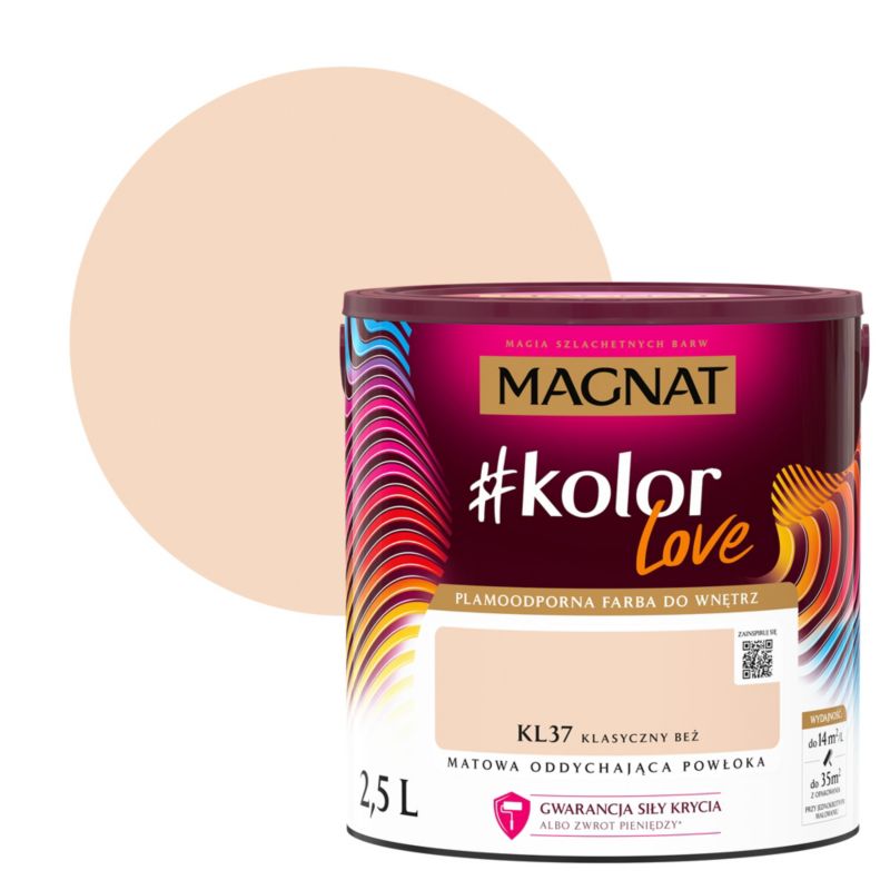 Magnat #kolorLove farve KL37 klassisk beige 2,5 l