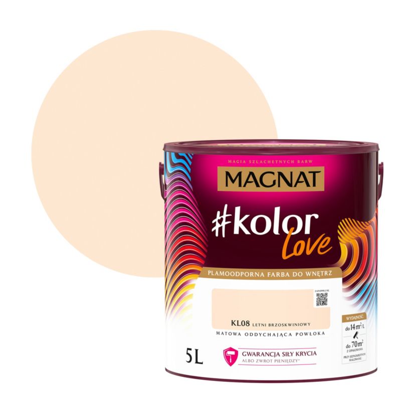 Plamemodstandsdygtig farve Magnat #kolorLove KL08 sommerfersken 5 l