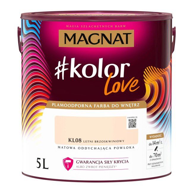 Plamemodstandsdygtig farve Magnat #kolorLove KL08 sommerfersken 5 l