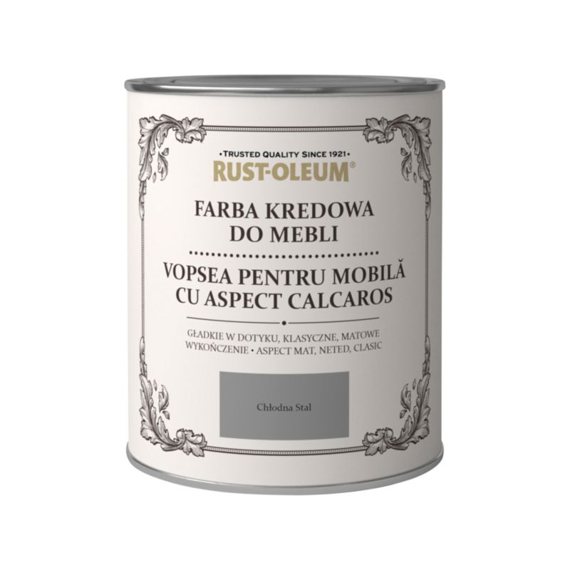 Rust-Oleum kredmaling til møbler i kold stål, 0,125 l